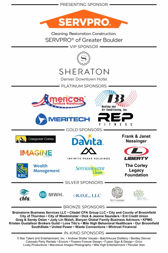 Gala 2025 sponsors.